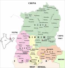 Sikkim Map  » Click to zoom ->