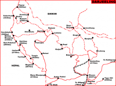 Darjeeling Map  » Click to zoom ->