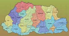 Bhutan Map  » Click to zoom ->