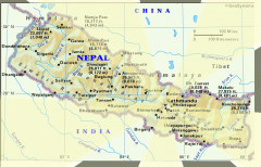 Nepal Map  » Click to zoom ->